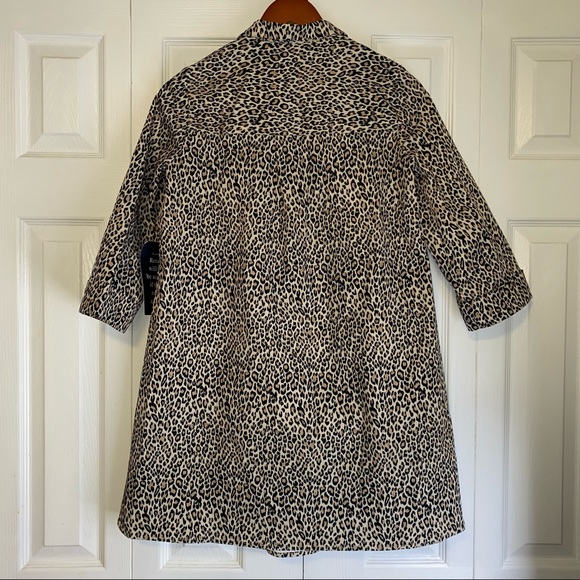 Tuckernuck new Leopard Megan taffeta dress size small - Picture 3 of 11
